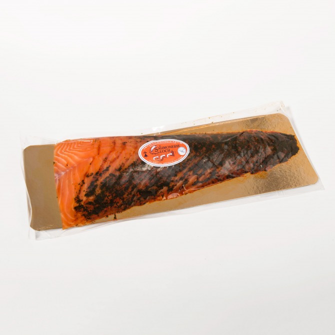 Saumon écosse mariné filet tranché 1,3kg